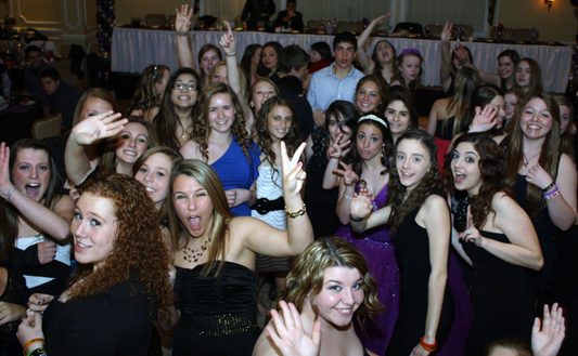 Photo of Girls Enjoying a Sweet 16 Party With Entertainers from Occasional Sounds Entertainment
